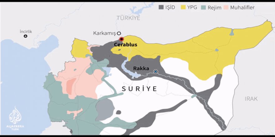 Cerablus'tan dönen birliğe davul zurnalı karşılama