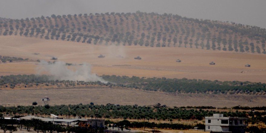 IŞİD mevzileri vuruluyor