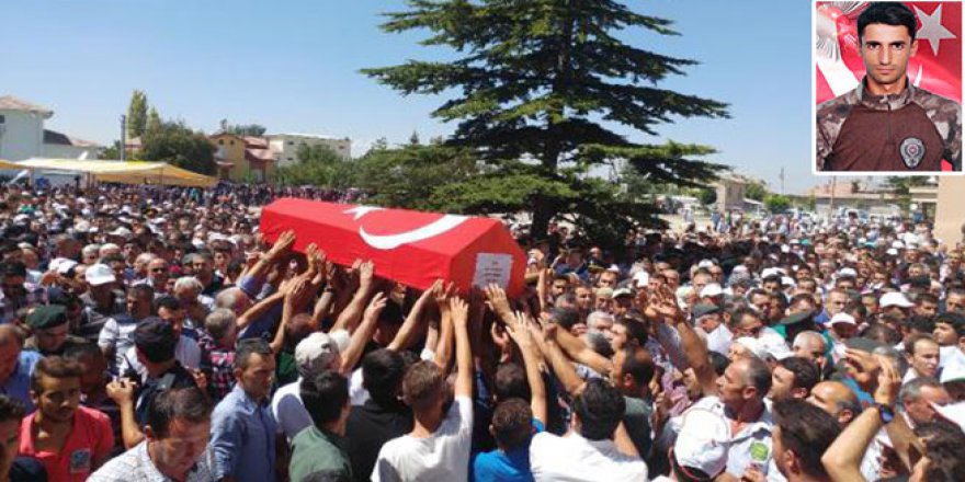 Konya şehidini uğurladı