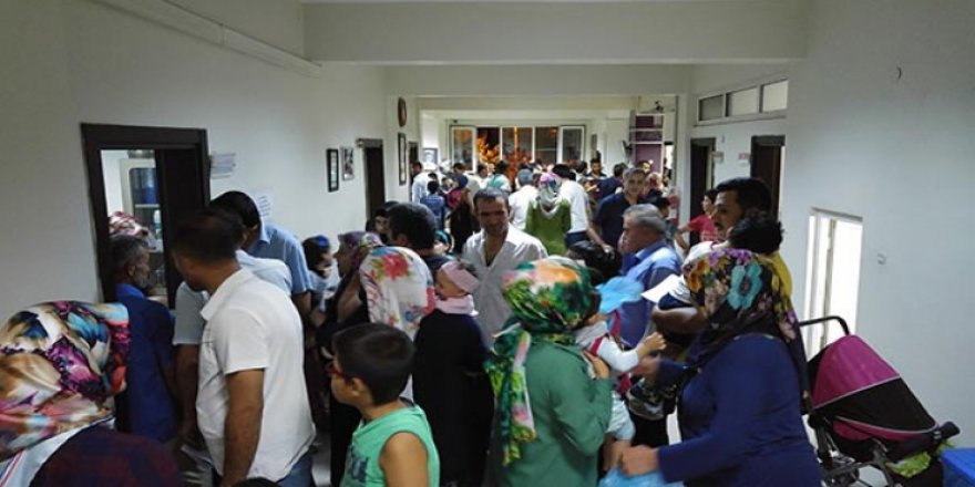 Binlerce kişi hastanelik!