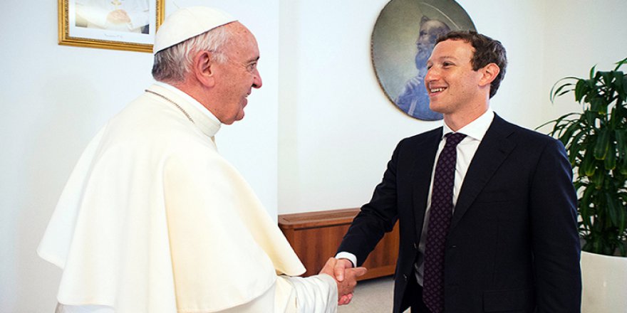 Facebook'un kurucusu Papa'yı ziyaret etti