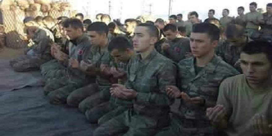 Operasyon öncesi namaz kıldılar