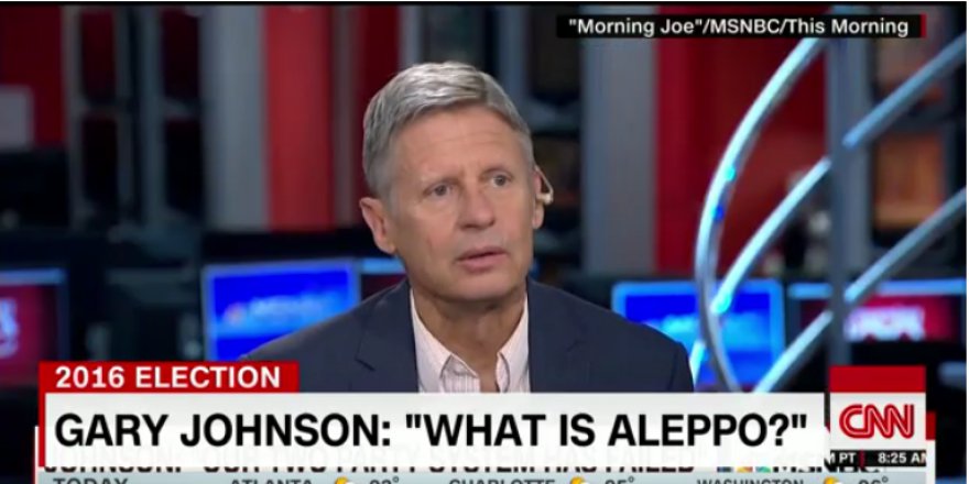 ABD Başkan adayından büyük cahillik: Halep ne?