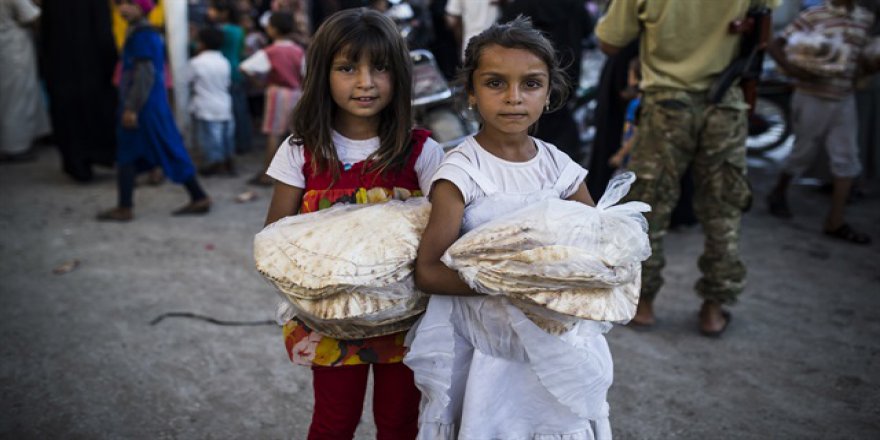 Halep'e 33 TIR insani yardım