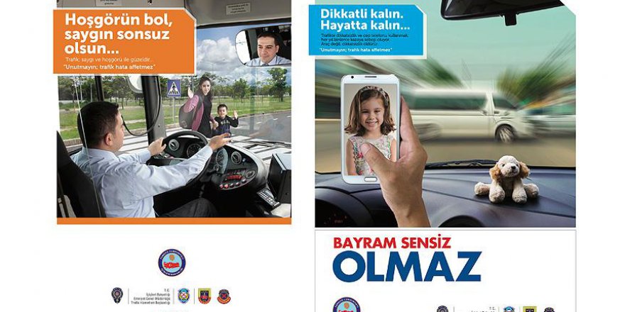 Bayramda trafik güvenliği için 200 bin broşür