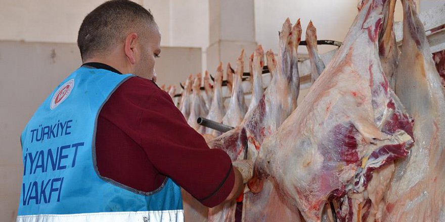 TDV terör mağdurlarına kurban eti dağıttı