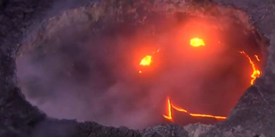 Kilauea Yanardağı'nın lav gölü 5 metre yüksekliğe ulaştı