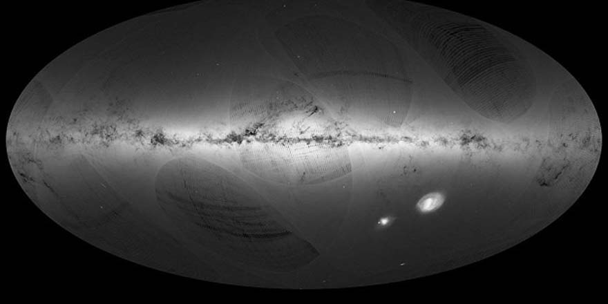Samanyolu'nda 1 milyar yıldızın haritası çıkarıldı