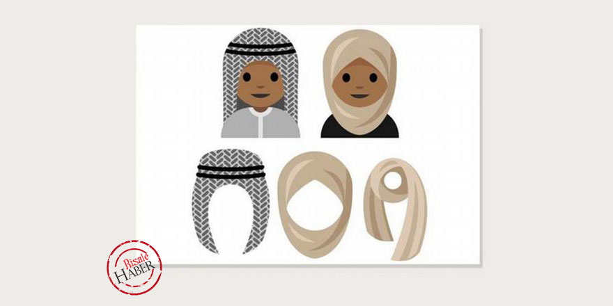 Akıllı telefonlar için başörtülü ve puşili emoji kabul edildi
