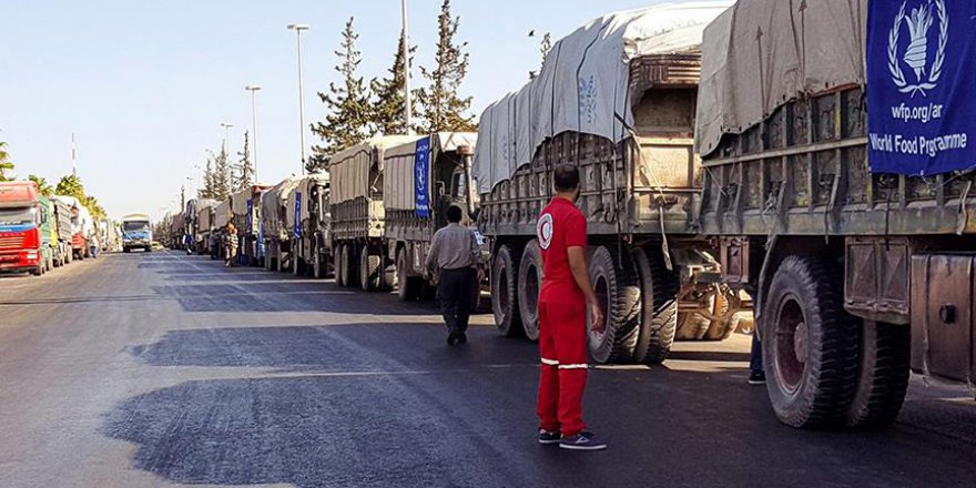 BM'nin 26 yardım tırı İdlib'e hareket etti