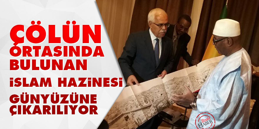 Çölün ortasında bulunan İslam hazinesi günyüzüne çıkarılıyor