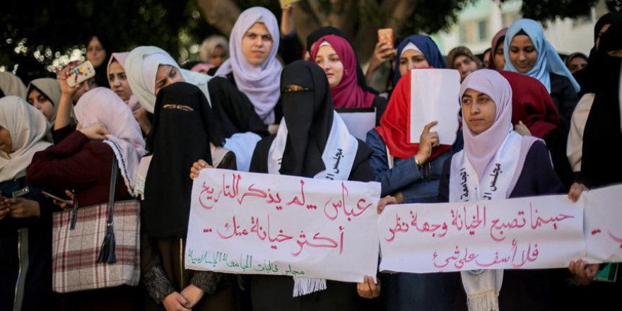 Gazzeli Kız Öğrencilerden Abbas'a Peres tepkisi