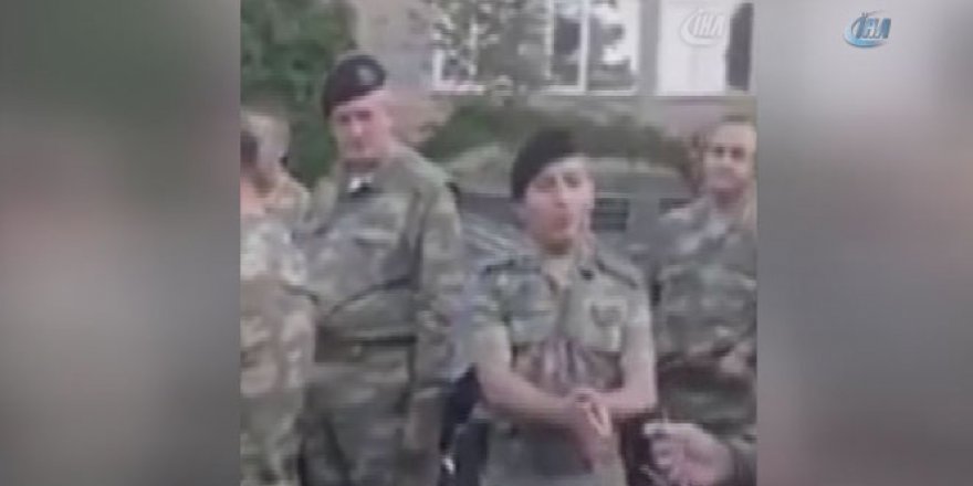 Darbeci askerler böyle teslim olmuş