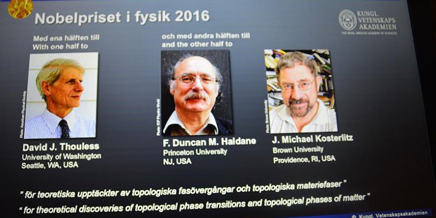 Nobel Fizik Ödülü paylaşıldı