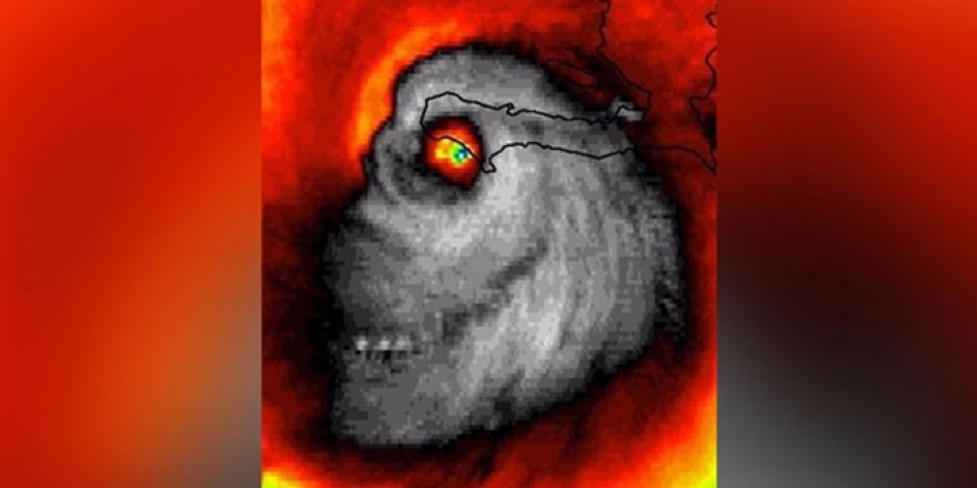 Kasırganın uydu görüntüleri korkuttu