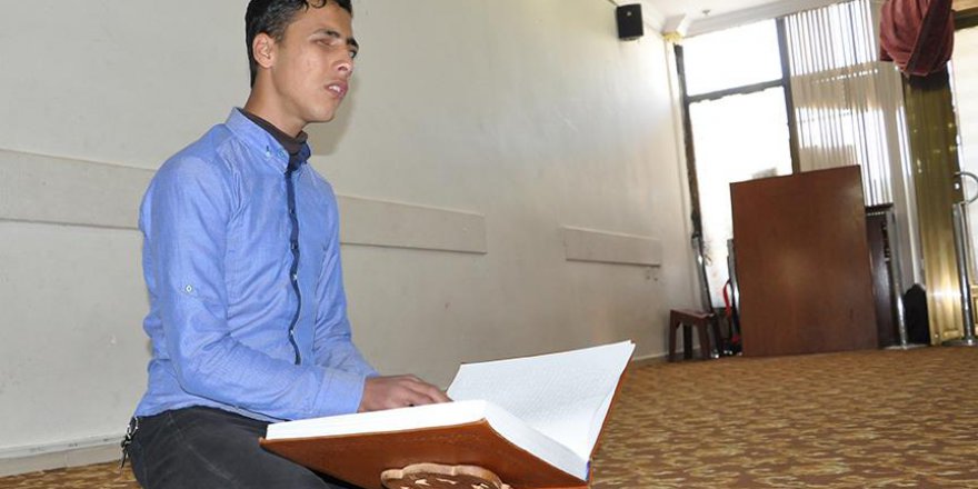 MaşAllah! Görme engelli Suriyeli'nin Kur'an Aşkı