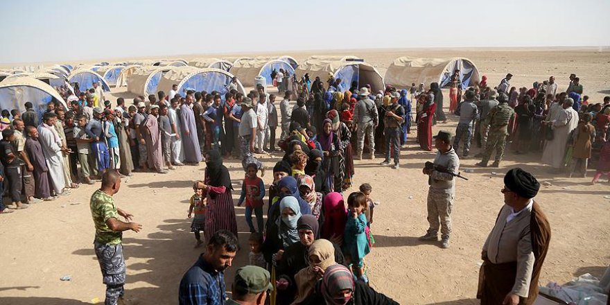 Musul'dan göç edebilecek aileler için 50 bin çadır hazırlandı