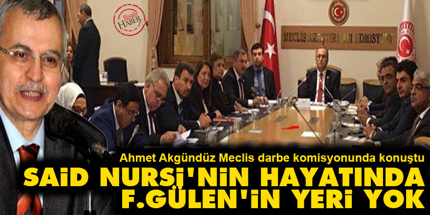 Said Nursi'nin hayatında F.Gülen'in yeri yok