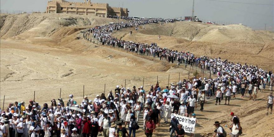 Filistinli ve İsrailli kadınlardan barış mitingi