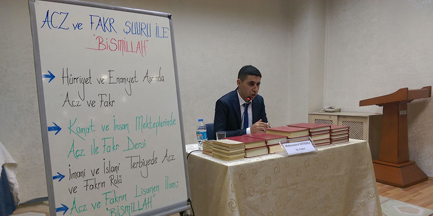 ‘Acz ve Fakr Şuuru ile Bismillah’ semineri