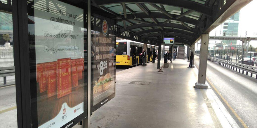 Risale-i Nur reklamları İstanbul bilboardlarında