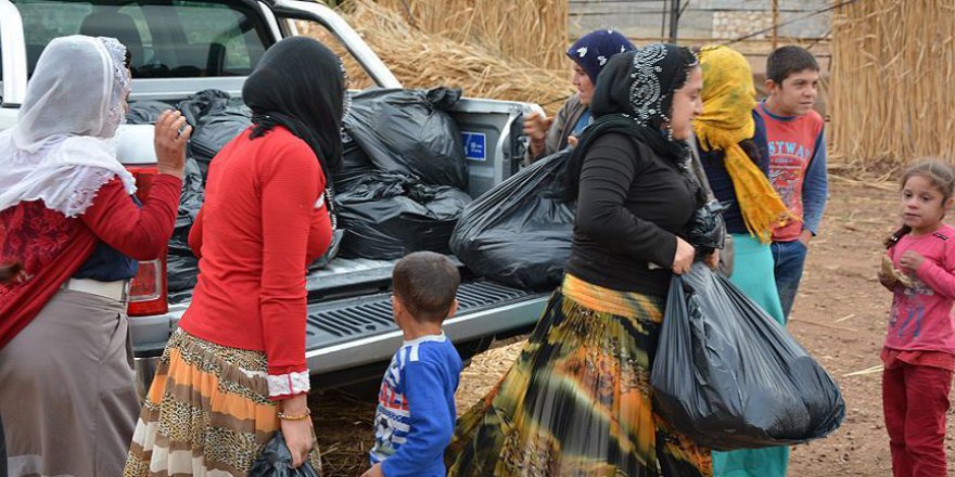 Görevlendirme yapılan belediyeden terör mağduru ailelere gıda yardımı