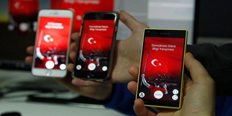 'Darbe girişimi yarışması' uygulaması akıllı telefonlarda