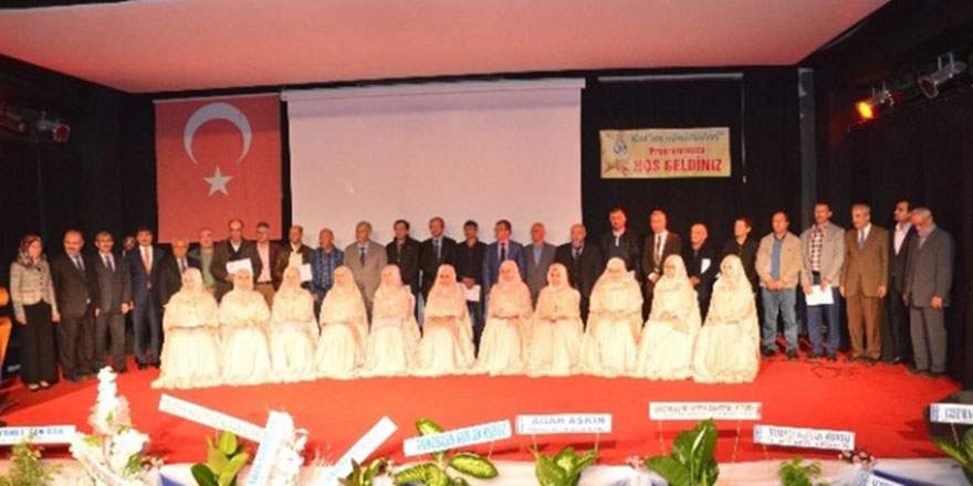 Maşallah, hafız kızlar taç giydi