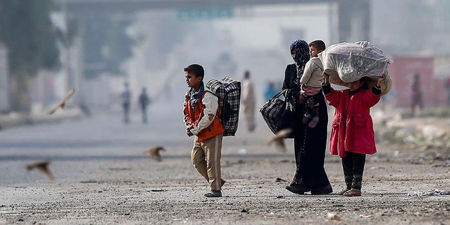 Musul'da evleri terk edenlerin sayısı 120 bini geçti
