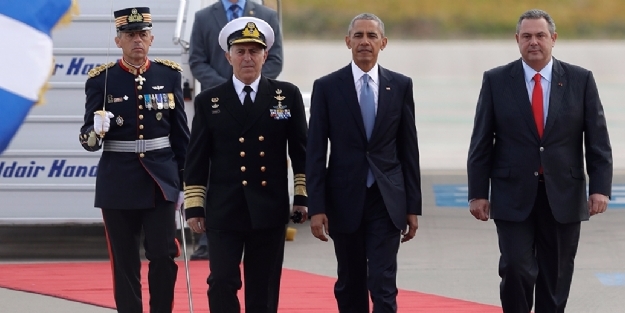 Obama Yunanistan'da