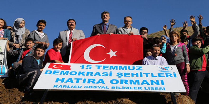 Hatay'da '15 Temmuz Demokrasi Şehitleri Hatıra Ormanı'
