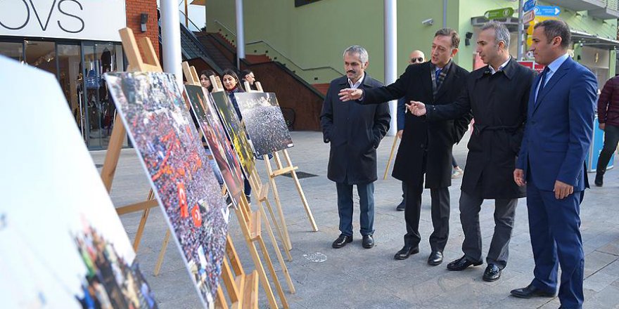 AA'nın 'Milli İradenin Yükselişi Sergisi' Gürcistan'da açıldı