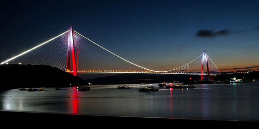 Yavuz Sultan Selim Köprüsü turuncuya bürünecek