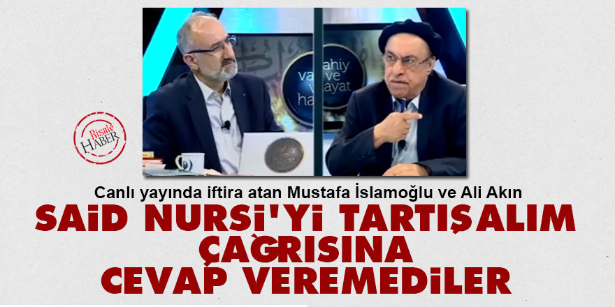 'Said Nursi'yi tartışalım' çağrısına Mustafa İslamoğlu'ndan cevap yok