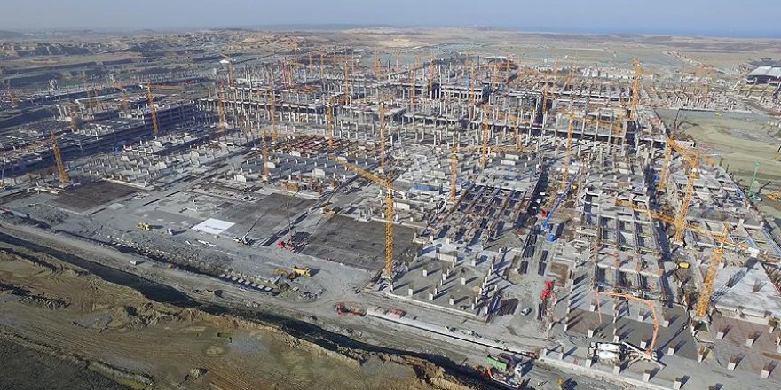 Üçüncü havalimanının yüzde 40'ı tamamlandı