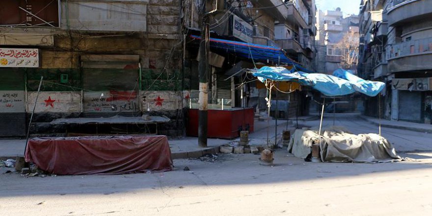 Halep'in doğusu 'yiyeceksiz kent' haline geldi