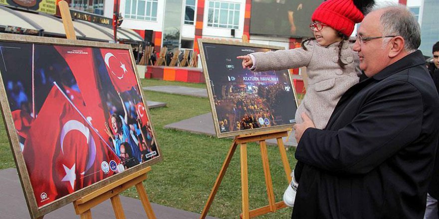 Trakya Üniversitesi'nde '15 Temmuz fotoğraf sergisi' açıldı
