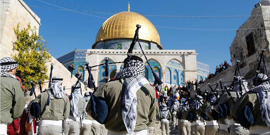 Kudüs sokaklarında Mevlid Kandili ve Peygamber (asm) coşkusu