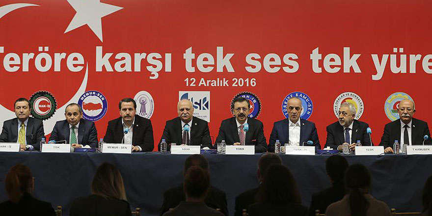 STK'lar teröre karşı tek ses, tek yürek