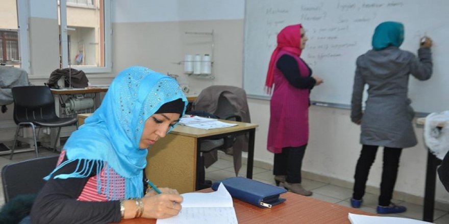 Sığınmacılar için Türkçe kursu