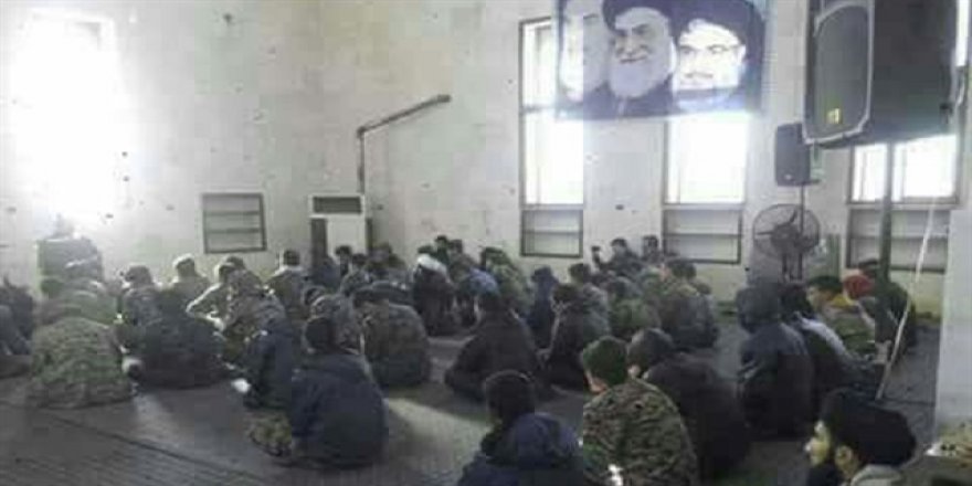 Esed Halep'te camilere Şii imam atıyor