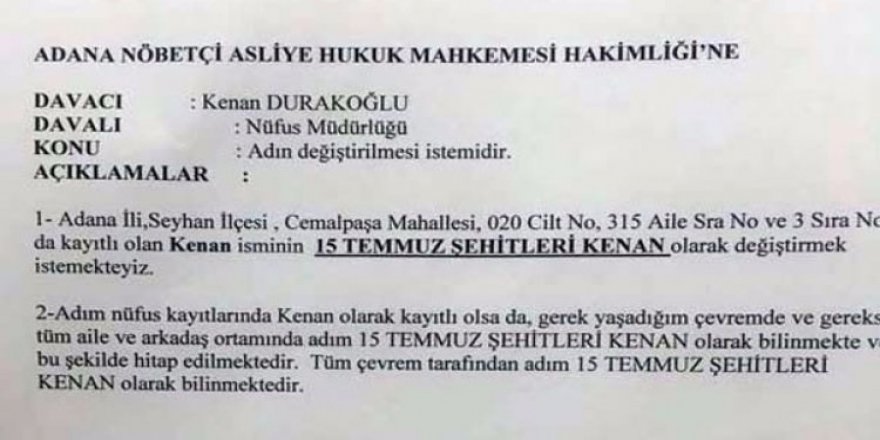 '15 Temmuz Şehitleri Kenan' iddiası doğru mu?