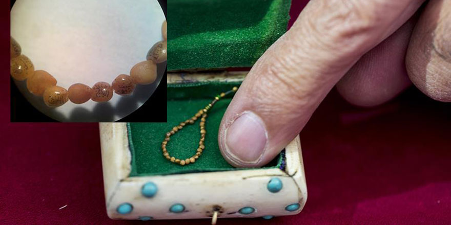 Allah'ın 99 ismini 'incir çekirdeği'ne sığdırdı