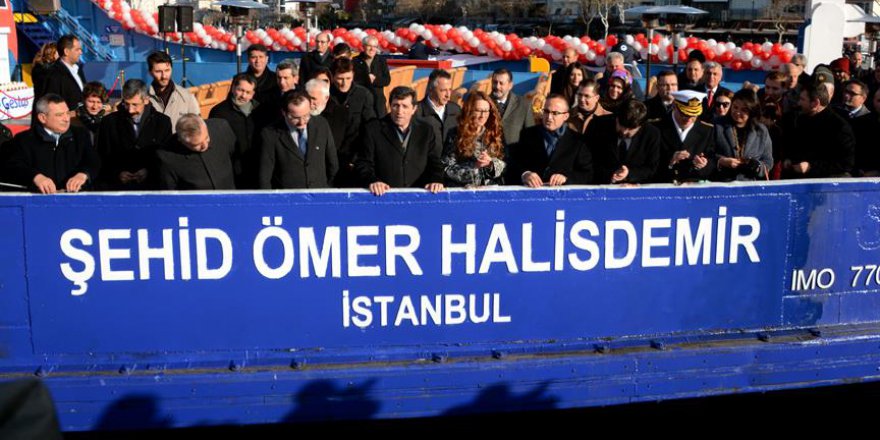 Şehit Halisdemir'in ismi arabalı vapura verildi