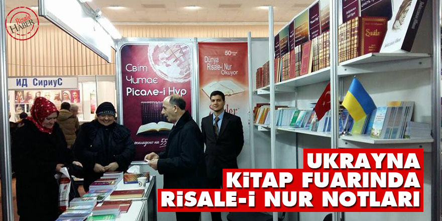 Ukrayna kitap fuarında Risale-i Nur notları