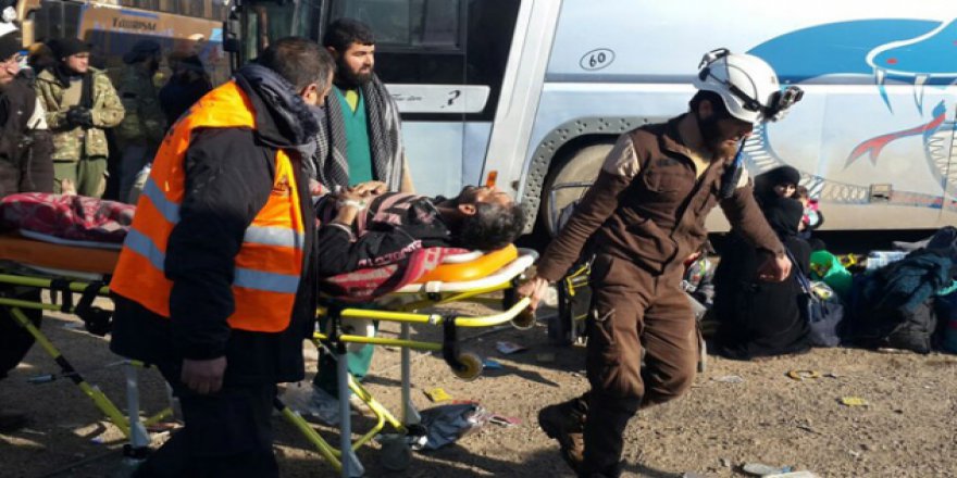 Yeraltı hastanesindeki Halepliler de tahliye edildi