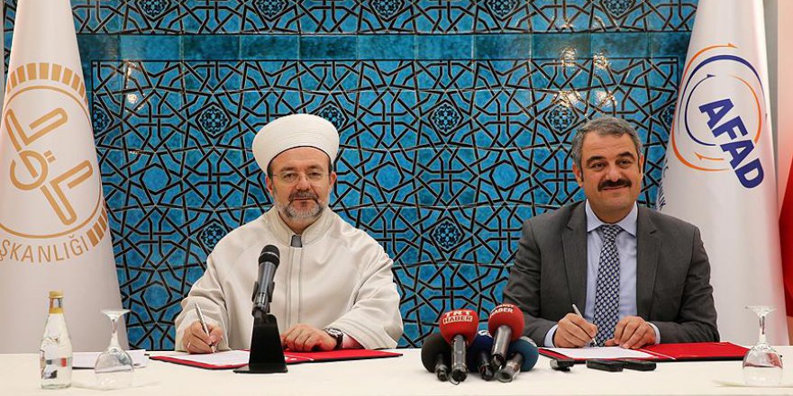 Diyanet İşleri Başkanlığı ile AFAD işbirliğine gitti