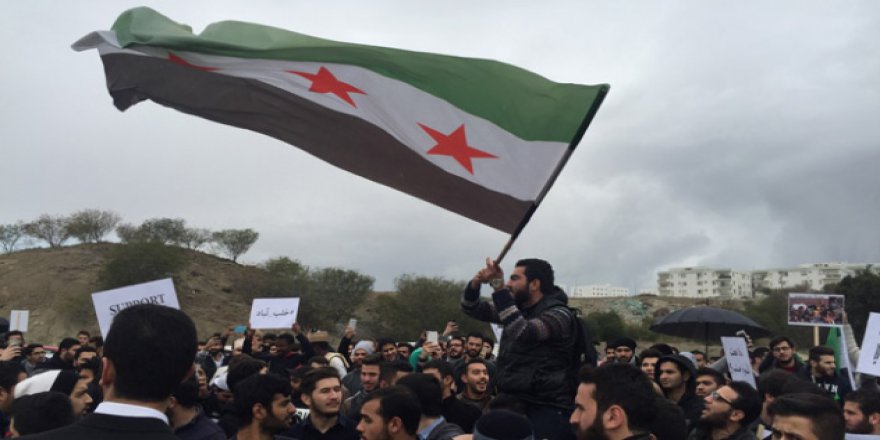 Halep'teki saldırılar KKTC'de protesto edildi