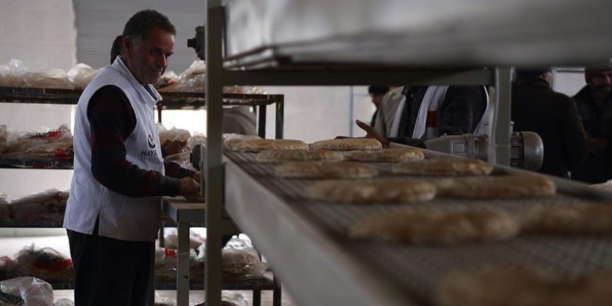 Türkiye'den Cerablus'a ekmek fırını