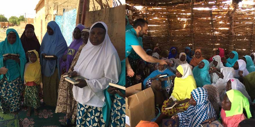 Nijerli kardeşlerimize 4 bin Kur'an-ı Kerim dağıtıldı